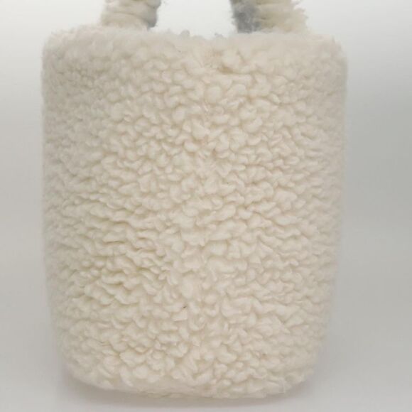 Prada Shearling White Wool Handbag (Pre-Owned) - Picture 4 of 16